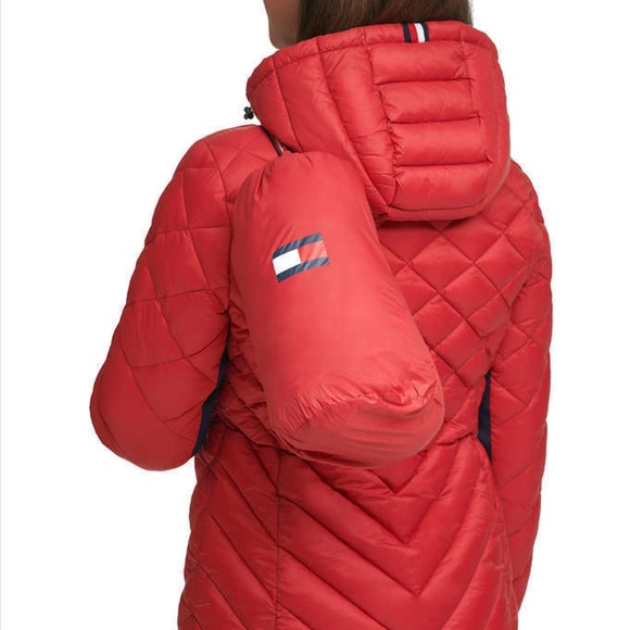 Tommy Hilfiger Women’s Midweight Puffer Jacket – Size [M] - Picture 3 of 7